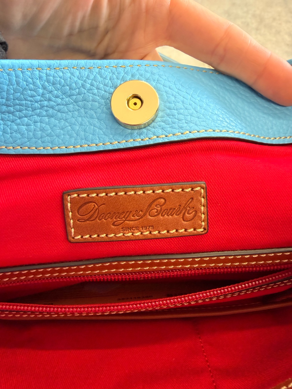 NWT: Dooney & Bourke Cooper Hobo Bag in Sky Blue - Picture 4 of 6